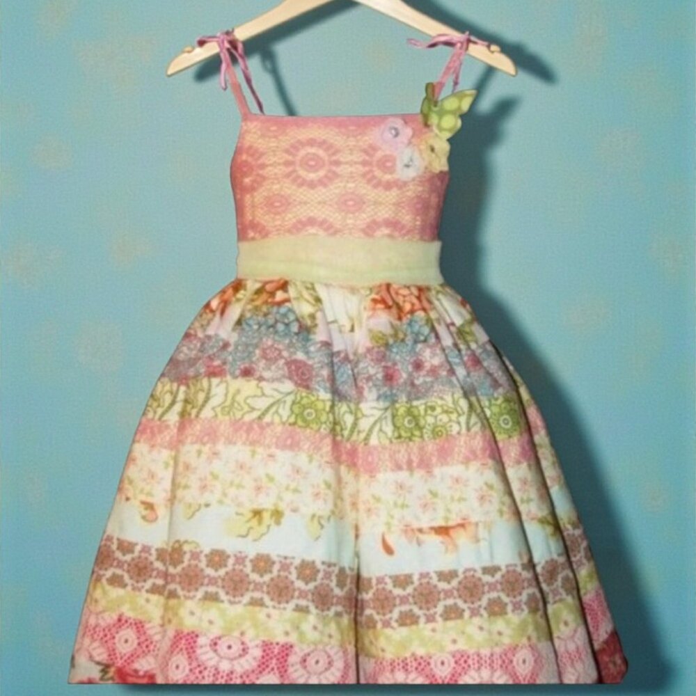 Moxie & Mabel Floral Tiered Rosalie Dress